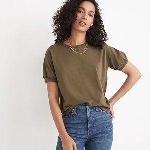 Madewell Supima® Cotton Bubble-Sleeve Tee